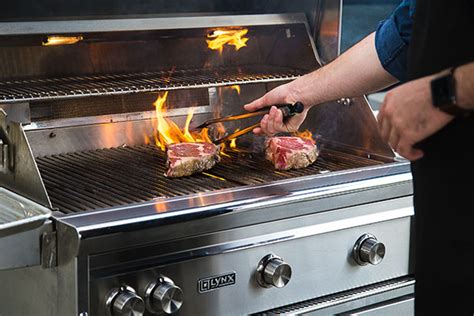 grilling on gas